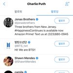 [모두드루와] <b>찰리</b>푸스가 방탄 언팔했다는 개소리는 자꾸 누가 하는거임...