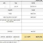 [이것좀봐줘] 휴게시간 못받는 사람들 보세요) 이상한계산법 월급산정...