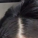 나 가르마 가운데 맞지