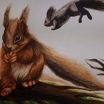 [이것좀봐줘] 내가 그린 청설모 애기들좀 <b>바바</b>❤