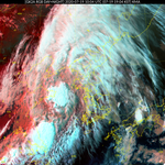 이시간현재 위성 <b>레이더</b> 영상