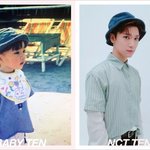 어릴 적 사진 그대로 재현한 <b>NCT</b> 멤버들