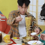 라면 라 씨 <b>라비</b>의 어마어마한 라면 한 젓가락 양