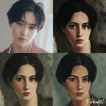 [EXO] 심심해서 면이얼굴 자화상 <b>AI</b> 해봄