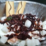 <b>수제</b>빙수 만들었당