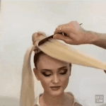 [드루와] 하트 모양 머리.<b>gif</b>