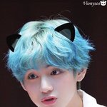 아미들아 김태형 <b>파랑</b>머리면