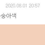 판 <b>복숭아색</b>으로 바꿔봤어