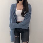<b>위에</b> 가디건 뭐가 더 이뻐