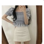 이 블라우스에 와이드<b>핀턱</b>슬랙스 개오바??