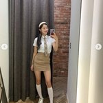 진짜 이나은 교복핏 두 개 다 오진다
