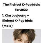 김재중 <b>재산</b> 순위 기사 찾아옴