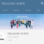 [트레저] 트레저 <b>유튜브</b> 구독자수