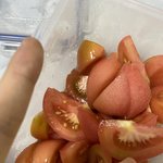 토마토 <b>설탕</b>에 절인거 먹눈중