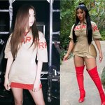 같은 옷 입은 블랙핑크 지수 ,<b>카디</b> 비