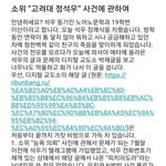 [이것좀봐줘] 야 너희들 고려대 정석우 사건 봤음?