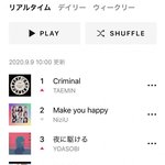 [모두드루와] 샤이니 태민 한국<b>남솔</b> 최초로 일본 라인뮤직 1위