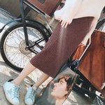 [뷰티패션] 니트 스커트 왜 유행이었을까