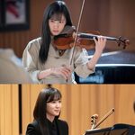 드라마를 위해 바이올린 연습하는 박은빈