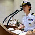 해군 첫 여군 <b>상륙</b>함장 탄생…안미영 중령, 성인봉함장 취임