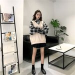 [뷰티패션] 셔츠에 니트<b>조끼</b> 나만 귀엽냐?