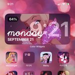 얘들아 나도 <b>ios</b>14 꾸몄어 ㅎㅎ