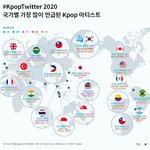 [모두드루와] 가장 많이 언급된 케이팝 아티스트 국가별 <b>TOP</b>5