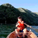 뷔 <b>카누</b>타는데 분위기 오진다