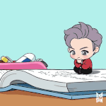 방탄 캐릭터 타이니탄 너무 귀엽다.