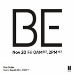 [모두드루와] 11월 20일 방탄소년단 '<b>BE</b>' 컴백 영업글