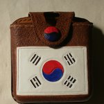 [가죽공예] 가죽공예-벨트용 폰케이스(태극기)
