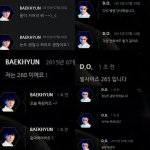 백현 디오 <b>온도</b>차 죽어난다