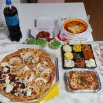 미스터 피자 포식중ㅋ