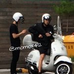 한동안 <b>스쿠터</b>타고 같이 갔잖아