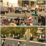 트럼프 논란의 깜짝 <b>외출</b>