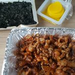 <b>닭발</b> 시키는데 주먹밥 같이 살말