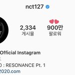 [NCT] 127 인ㅅ타 팔로워 900만이랭