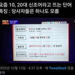 [TXT모아] 요즘 10,20대들의 신조어라고 뜨는 <b>단어</b>