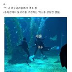 수족관에서 엑소 본 기분은 어떨까