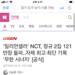엔시티 121만장 팔았네 <b>앨범</b>