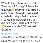 [NCT] 태용이 <b>촬영</b> 때 박수 쳐주는거!!