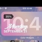 아이폰 이런 시계 <b>위젯</b> 어떻게 해...?