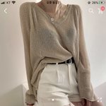 요즘같은 날씨에 그물니트입고 <b>아우</b>터입는거 에바?