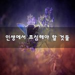 [이것좀봐줘] 인생에서 조심해야 할 것들~