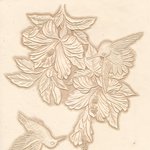 [가죽공예] 가죽공예-꽃과 새 <b>카빙</b>