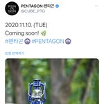 [펜타곤] 11월 10일 펜타곤 ( )를 한다는 소식 도착