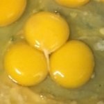 계란 깨보니 노른자가 3개…"2천500만 분의 1 확률"