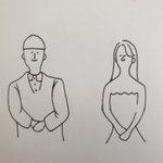 엄빠 결혼기념일 카드 그렸는데 어때?