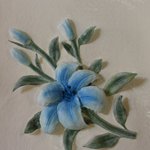 [가죽공예] 가죽공예-백합 3D<b>카빙</b>(가죽입체조각)