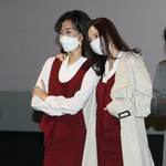 영화 무대인사에서 모델짬바 보여준 두 배우